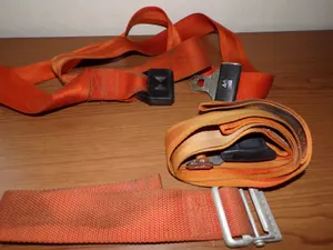 Aviation Orange Seatbelts with Orange Strap and Buckle